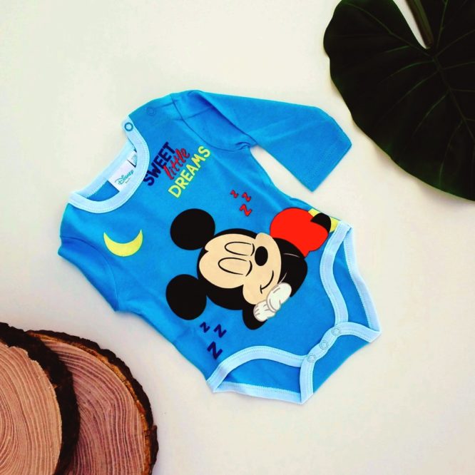 body topolino blu bambino