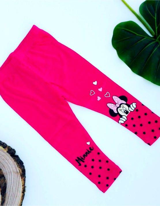 leggins minnie fucsia bambina