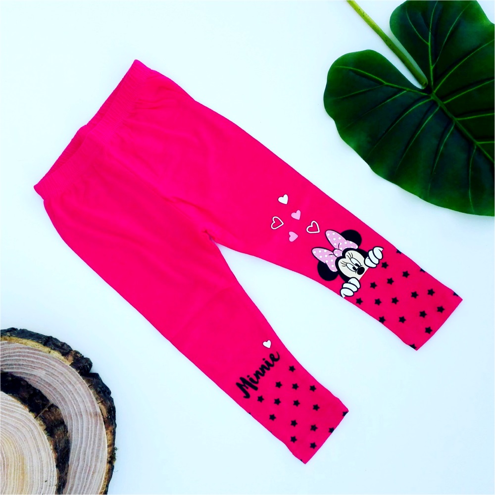 Leggins Minnie bambina fucsia