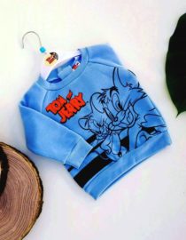 maglione tom e jerry azzurro