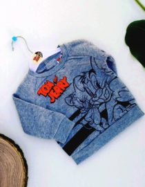 maglione tom e jerry grigio