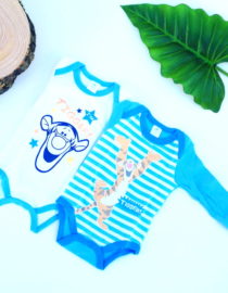 Set 2 Body Winnie the Pooh Tigro bambino a maniche lunghe