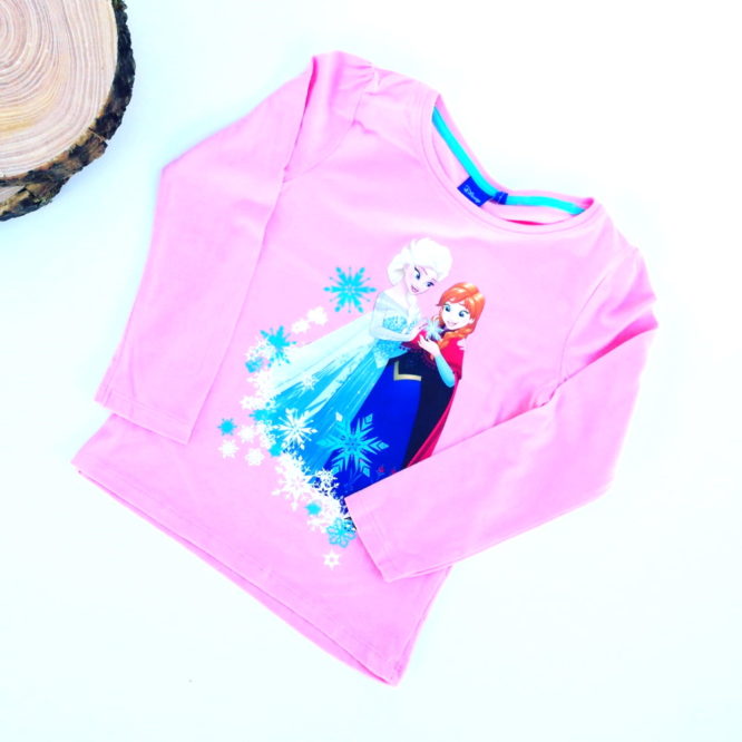Maglietta Frozen bambina rosa