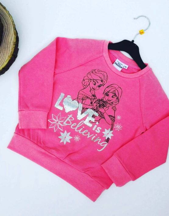 Maglione Frozen bambina rosa