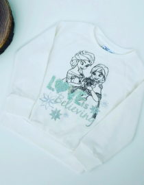 Maglione Frozen bambina bianco