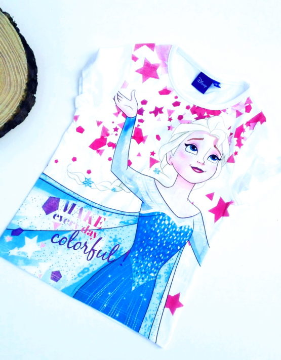 maglietta elsa frozen bambina