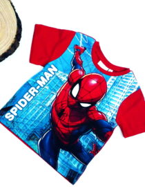 maglietta spiderman bambino rossa