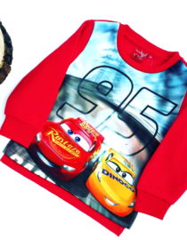 maglione disney cars bambino rosso