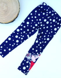 leggins minnie bambina blu