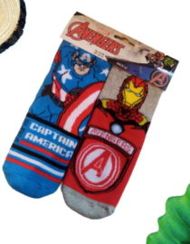Coppia calzini antiscivolo bambino Avengers e Capitan America 1
