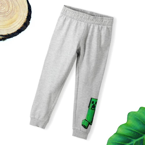 pantaloni minecraft bambino